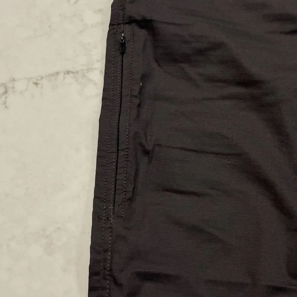Prana NEW Mens 32‎ x32 Double Peak Hiking Pant Gray Ripstop Standard Tapered Leg